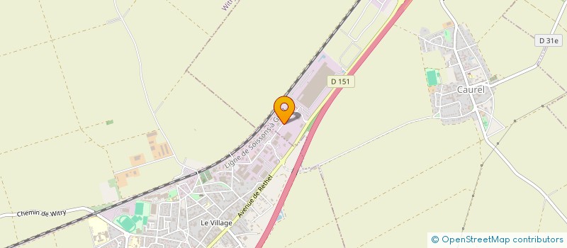 localisation de l'entreprise SILVER TECH  CAUREL