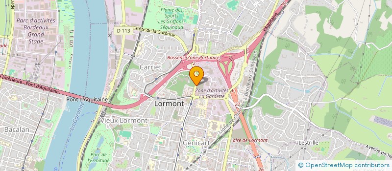 localisation de l'entreprise SILVER UNIVERSITY  LORMONT