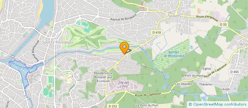 localisation de l'entreprise SILVERAJE CONSULT  SOORTS-HOSSEGOR