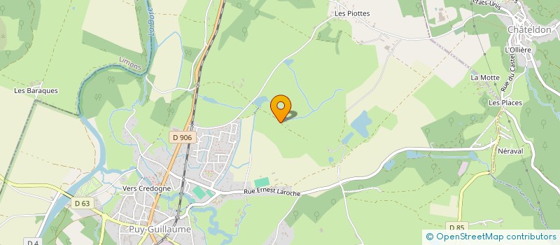 localisation de l'entreprise SILVERE FORESTIER  CHATELDON