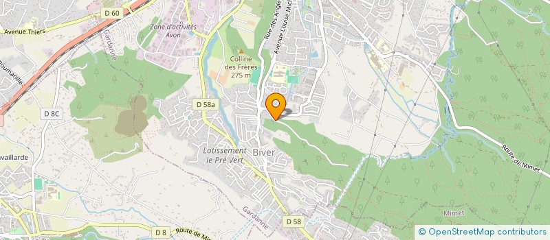 localisation de l'entreprise SILVERFOX  GARDANNE