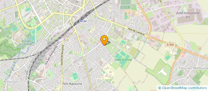 localisation de l'entreprise SILVERGLOBE CAPITAL à ARRAS