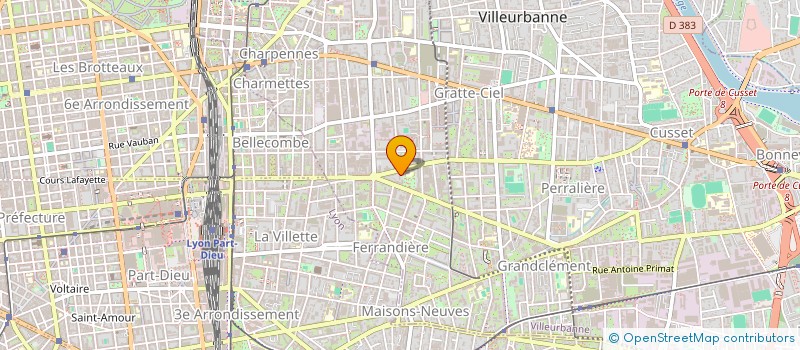 localisation de l'entreprise SILVERLAND  VILLEURBANNE