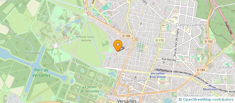 localisation de l'entreprise SILVERSCREEN IMPACT à VERSAILLES
