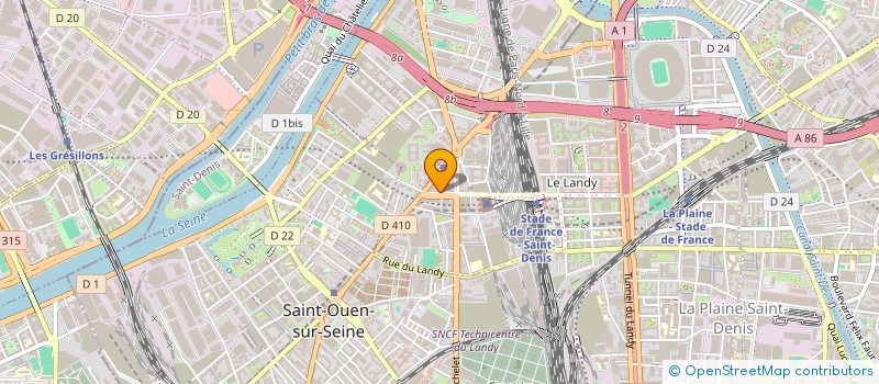 localisation de l'entreprise SILVERSTONE  SAINT-DENIS