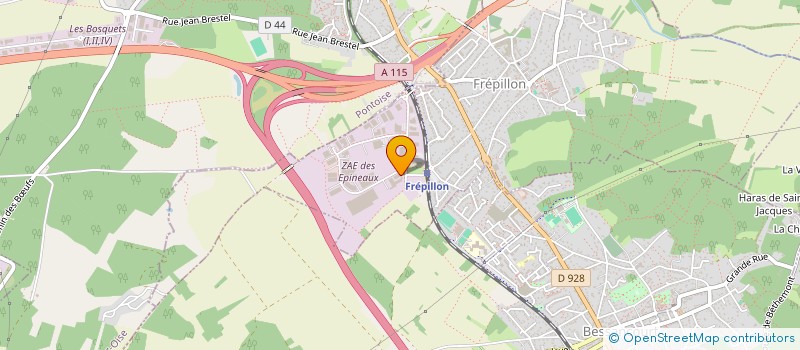 localisation de l'entreprise SILVERWEED  FREPILLON