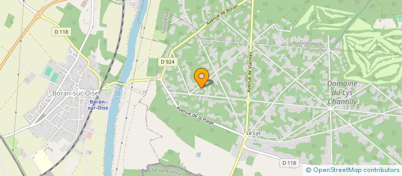 localisation de l'entreprise SILVERWOOD  LAMORLAYE