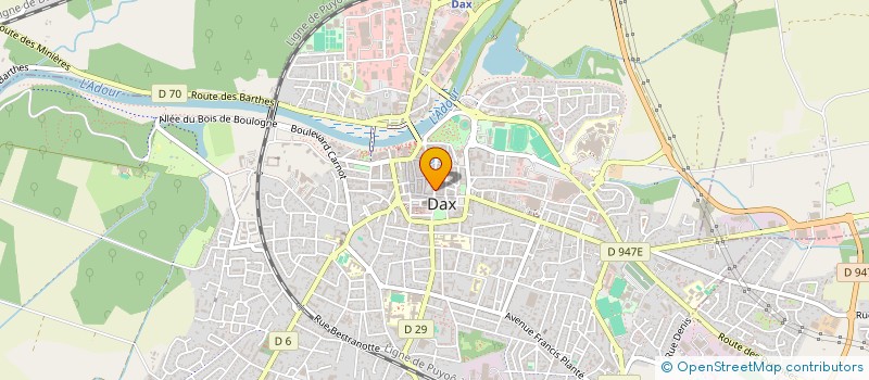 localisation de l'entreprise SILVESTRE  DAX