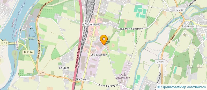 localisation de l'entreprise SILVESTRE COACHING  ETOILE-SUR-RHONE