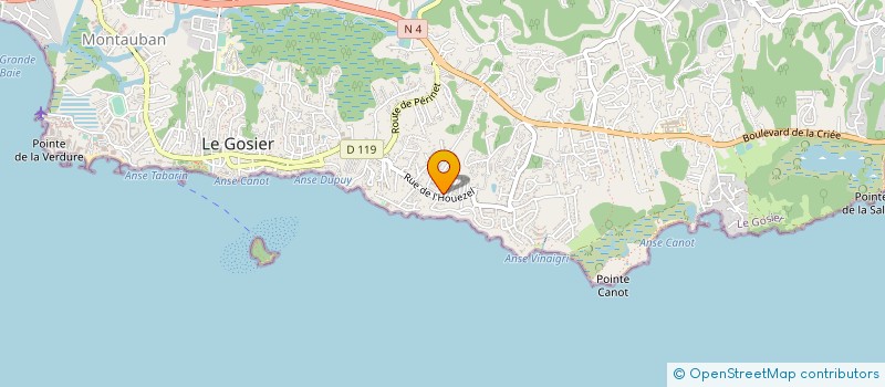 localisation de l'entreprise SILVESTRE LOCATION  LE GOSIER