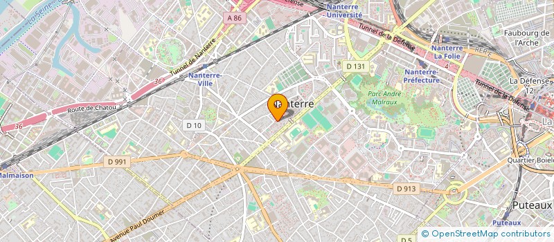 localisation de l'entreprise SILVI à NANTERRE