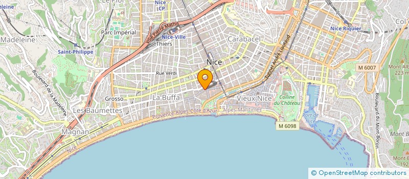 localisation de l'entreprise SILVIA à NICE