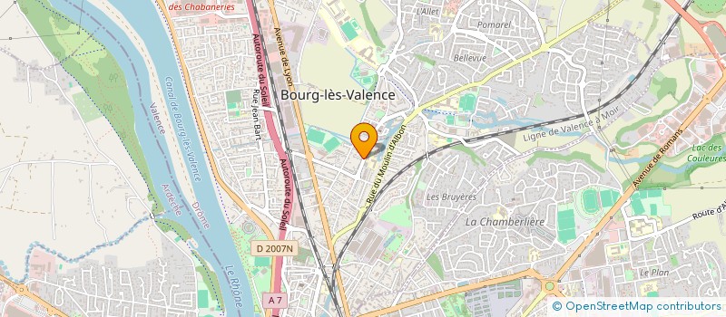 localisation de l'entreprise SILVIAUD  BOURG-LES-VALENCE