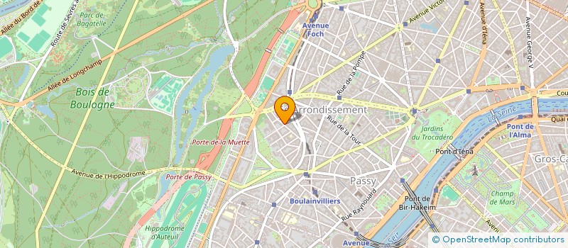 localisation de l'entreprise SILVIN THOMAS & CIE  PARIS