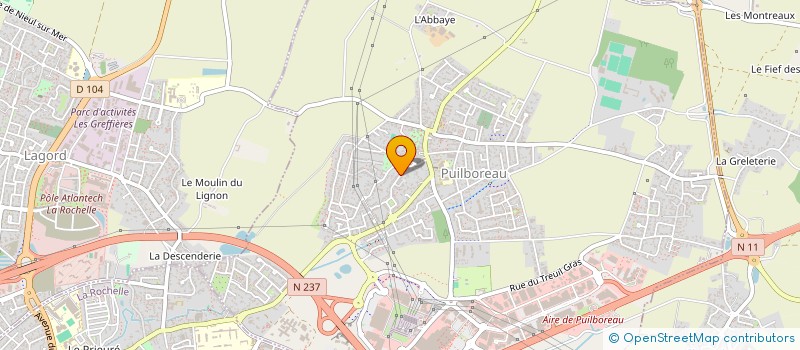 localisation de l'entreprise SILVIO DA CORTE MACONNERIE  PUILBOREAU