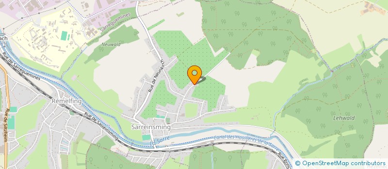 localisation de l'entreprise SILVUR  SARREINSMING