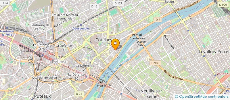 localisation de l'entreprise SILVY OR à COURBEVOIE