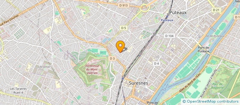 localisation de l'entreprise SILWA à SURESNES