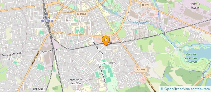 localisation de l'entreprise SILYS à BOURG-EN-BRESSE