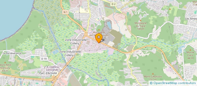 localisation de l'entreprise SIM 2014  CAYENNE