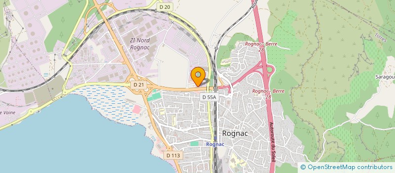 localisation de l'entreprise SIM à ROGNAC