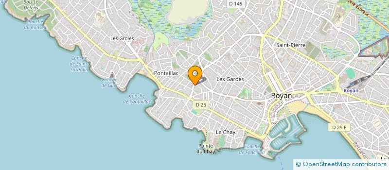 localisation de l'entreprise SIM 7  ROYAN