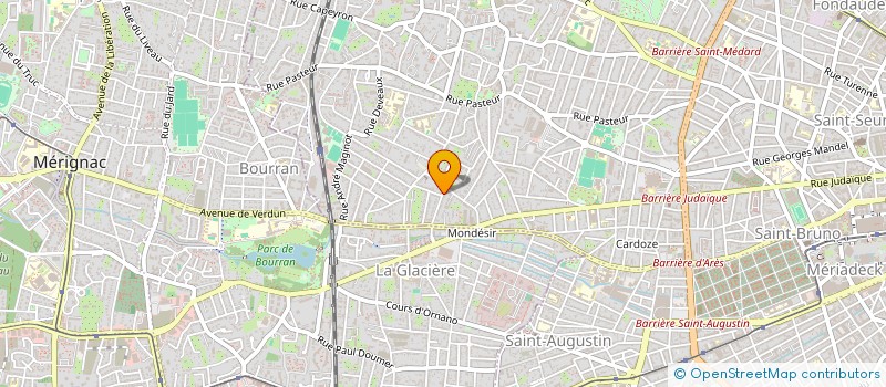 localisation de l'entreprise SIM  BORDEAUX