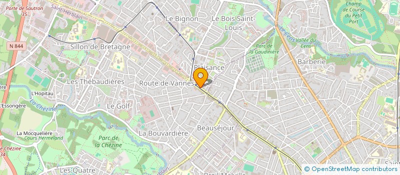 localisation de l'entreprise SIM à ORVAULT