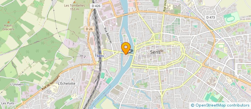 localisation de l'entreprise SIM à SENS