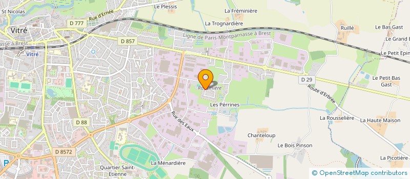 localisation de l'entreprise SIM'ART  VITRE