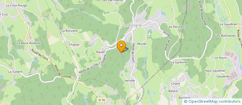 localisation de l'entreprise SIM'CLEAN  CERGNE (LE)