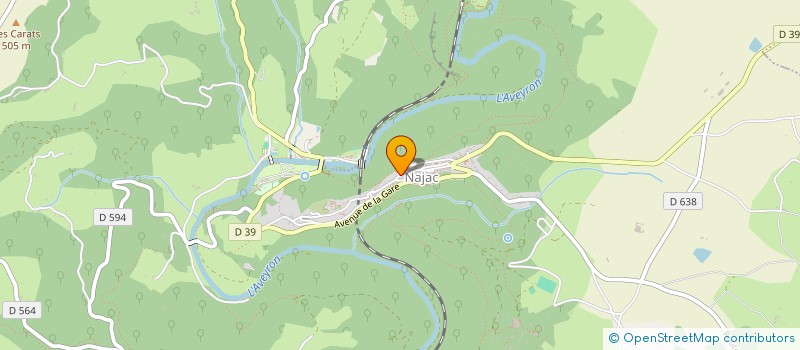 localisation de l'entreprise SIM & CO  NAJAC