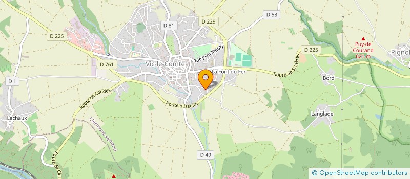 localisation de l'entreprise SIM COL  VIC-LE-COMTE