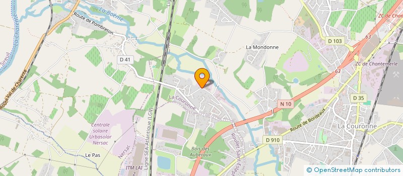 localisation de l'entreprise SIM CONSTRUCTION  LA COURONNE