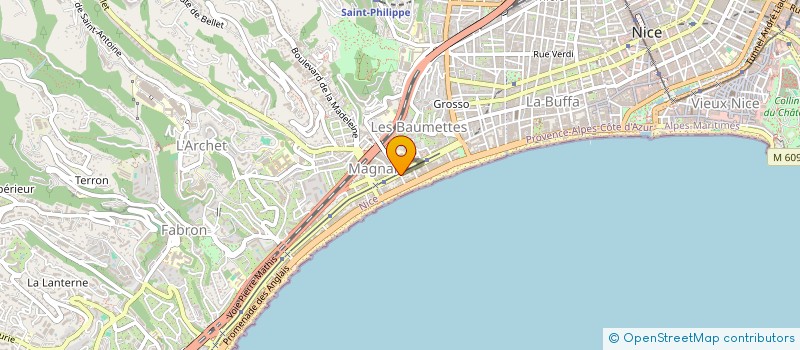 localisation de l'entreprise SIM ET COM à NICE