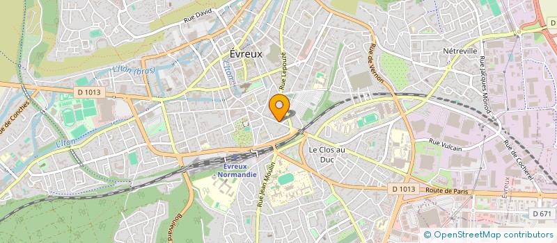 localisation de l'entreprise SIM ETOILE à EVREUX