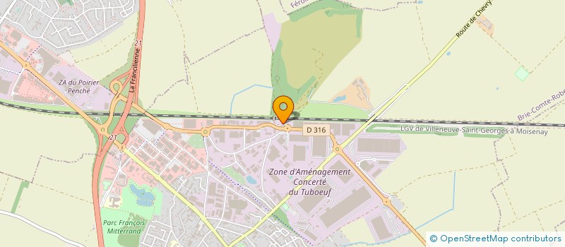 localisation de l'entreprise SIM LOC  BRIE-COMTE-ROBERT