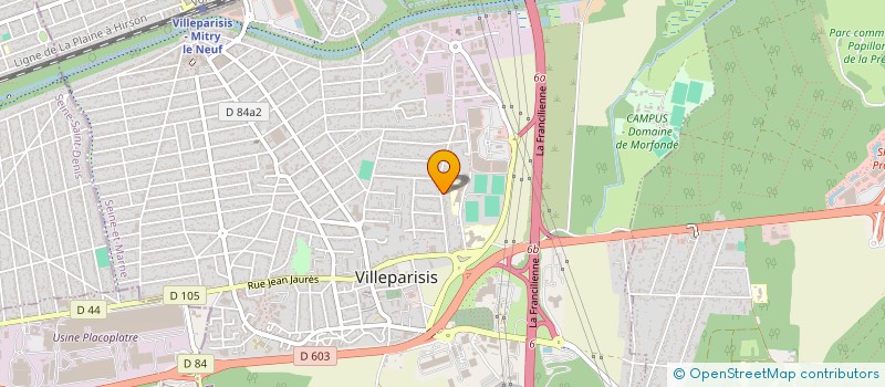 localisation de l'entreprise SIM LOGISTICS à VILLEPARISIS