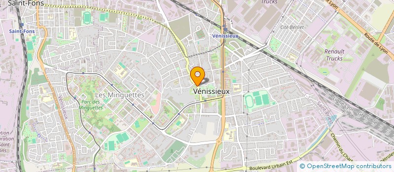 localisation de l'entreprise SIM PRO ELEC  VENISSIEUX