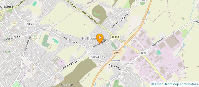 localisation de l'entreprise SIM'S  HAILLICOURT