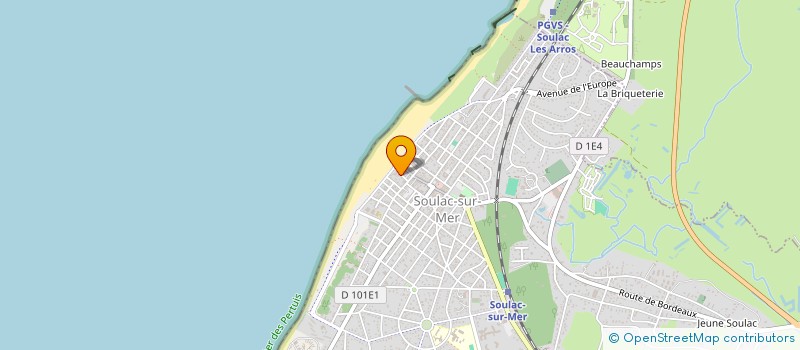 localisation de l'entreprise SIM'S PIZZA à SOULAC-SUR-MER