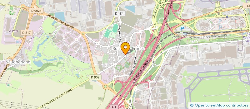 localisation de l'entreprise SIM SERVICES AND AVIATION SOLUTIONS à ROISSY-EN-FRANCE