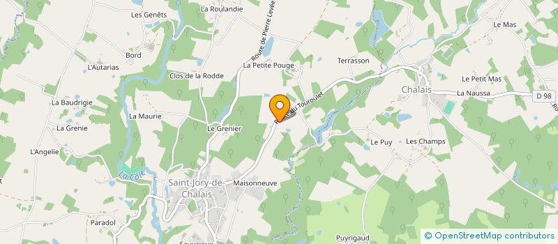 localisation de l'entreprise SIM SOLUTIONS à CHALAIS