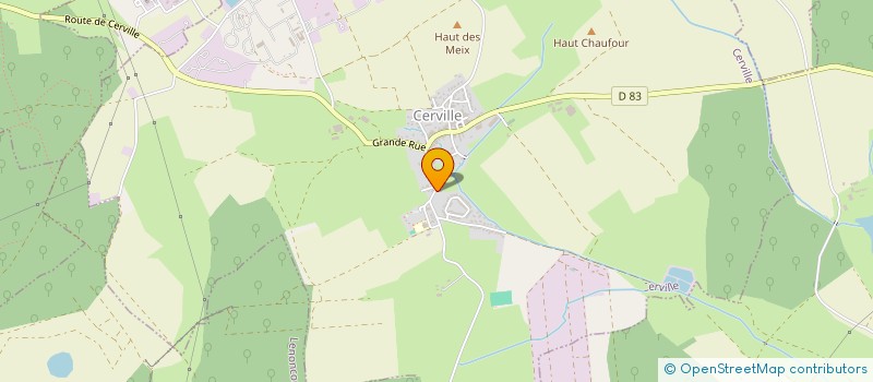 localisation de l'entreprise SIM-SPORT  CERVILLE