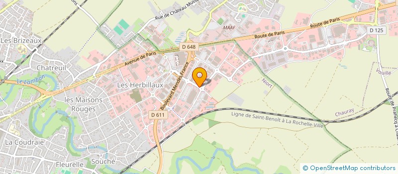 localisation de l'entreprise SIM SPORT  NIORT