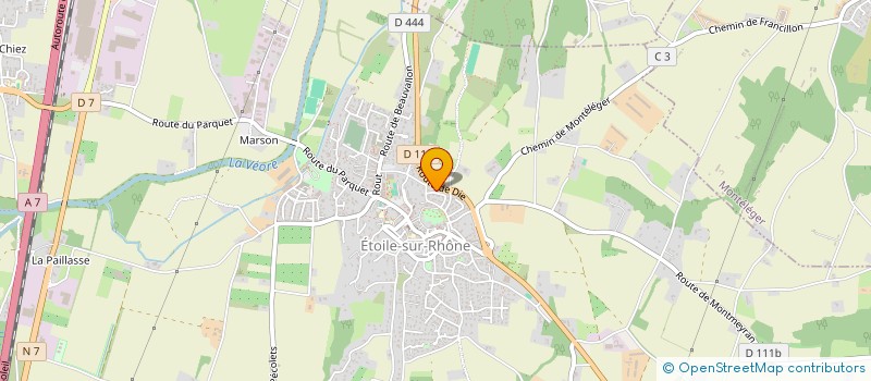 localisation de l'entreprise SIMA 1  ETOILE-SUR-RHONE