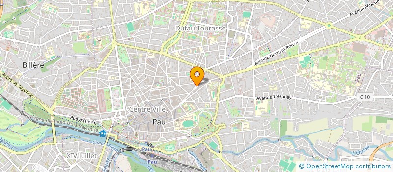 localisation de l'entreprise SIMA 2 à PAU