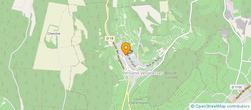 localisation de l'entreprise SIMA  PERNAND-VERGELESSES