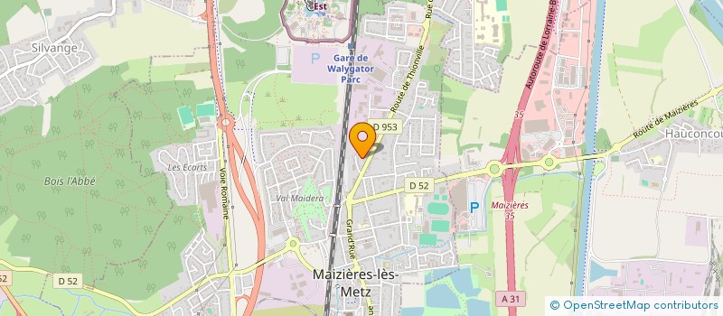 localisation de l'entreprise SIMA  MAIZIERES-LES-METZ