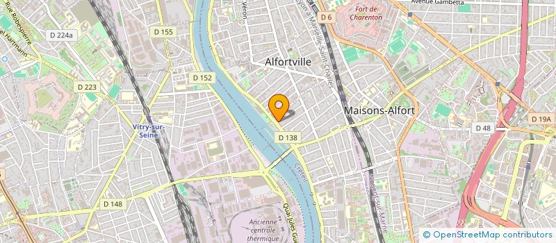 localisation de l'entreprise SIMA à ALFORTVILLE